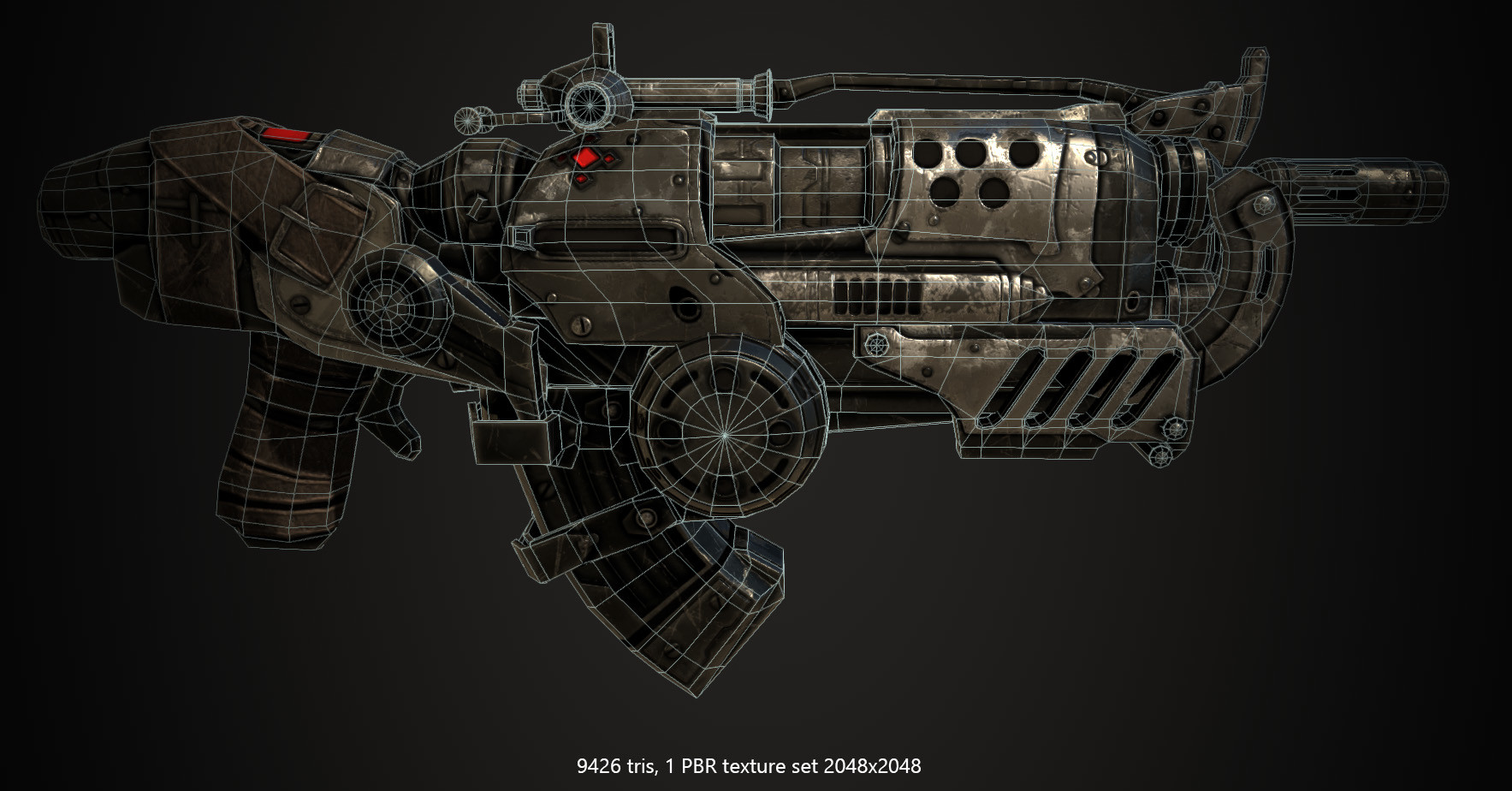 Gears Of War 3 Hammerburst 2 Prop Replica 