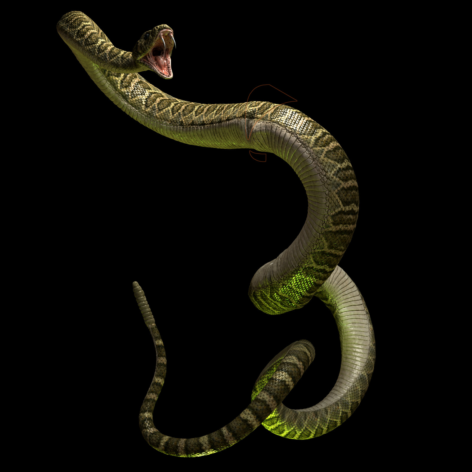 3D Snake.
