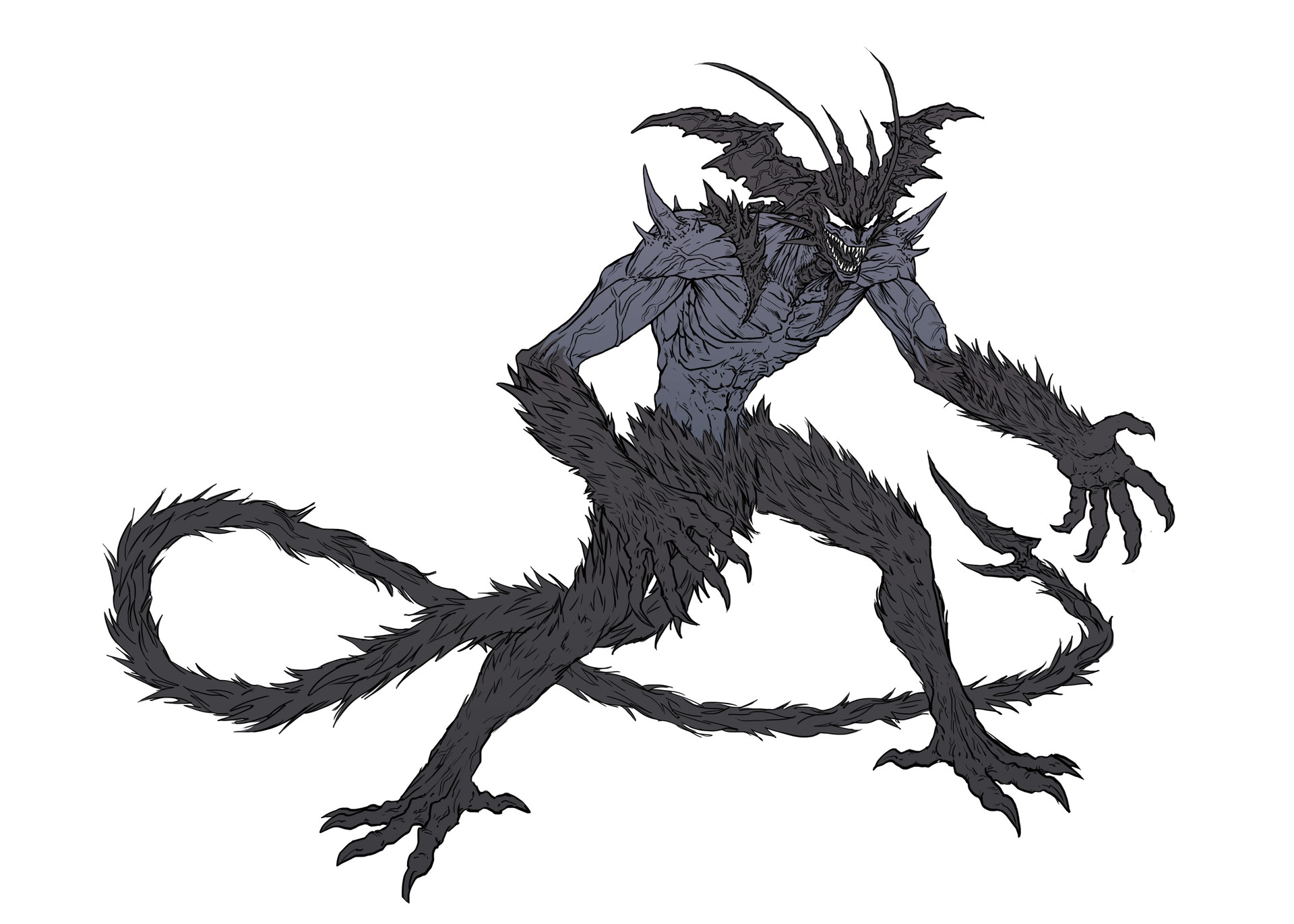Artstation Devilman Crybaby Guillem Dauden Kenji 893