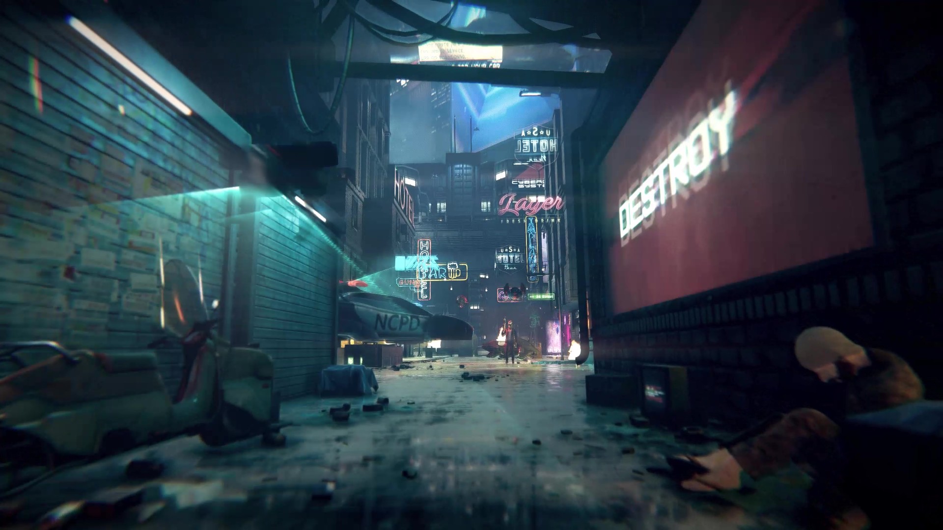Artstation Neon City Kevin Ho