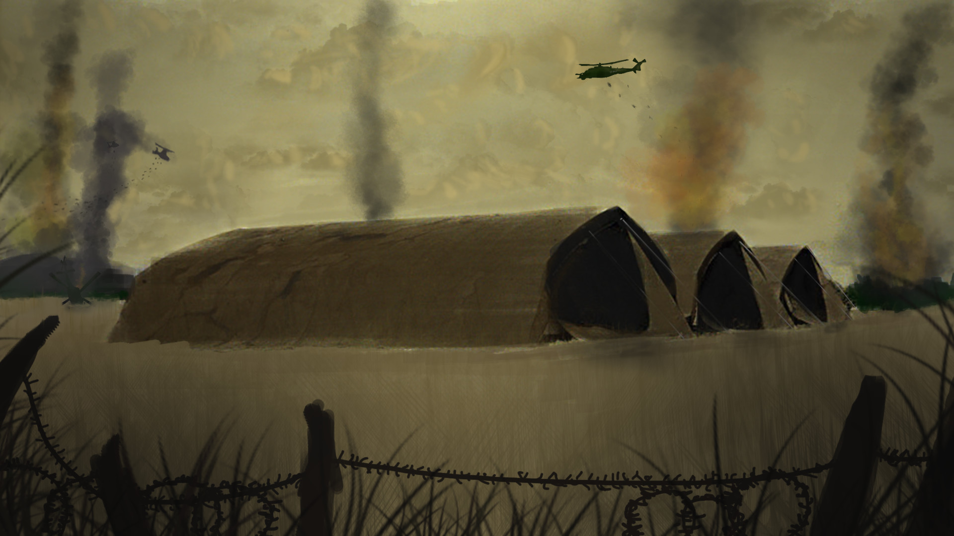 Artstation Vietnam War Florian Lannes