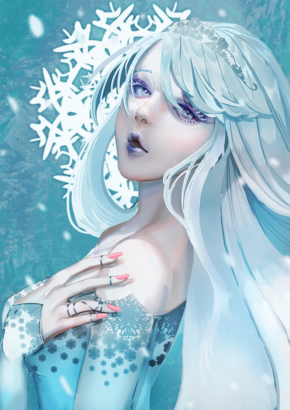 Presenting her Majesty, the Snow Queen., elsa anime HD phone wallpaper |  Pxfuel