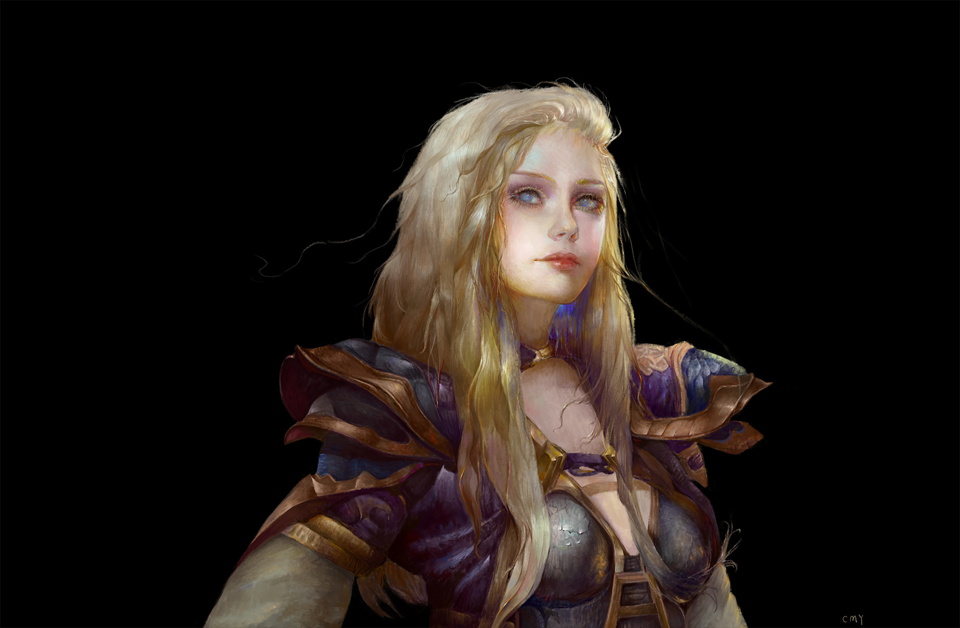 Artstation 吉安娜 普罗德摩尔jaina Proudmoore Chen Meiyu