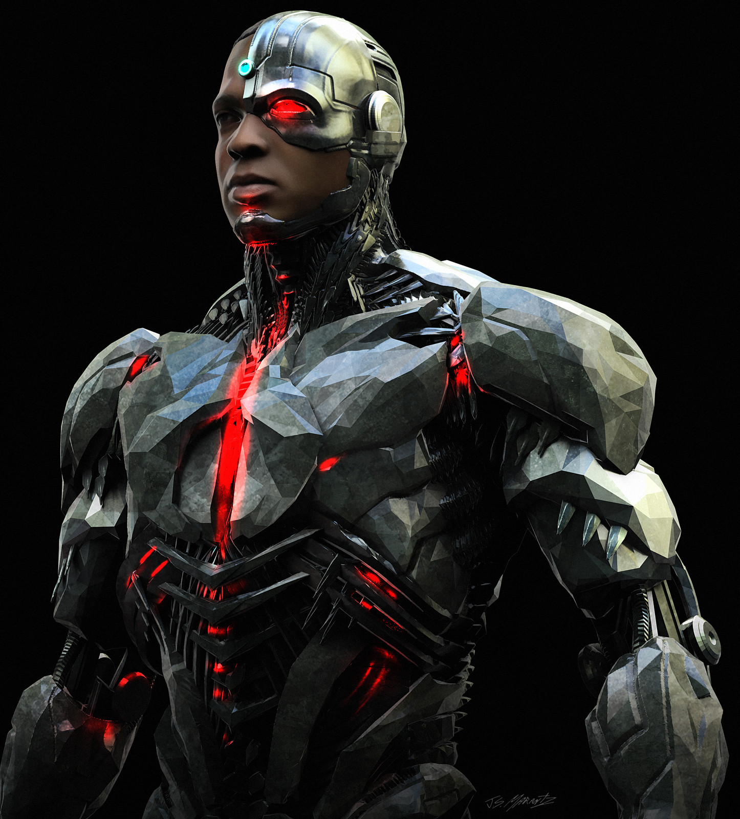 Justice League: Cyborg Concept Art