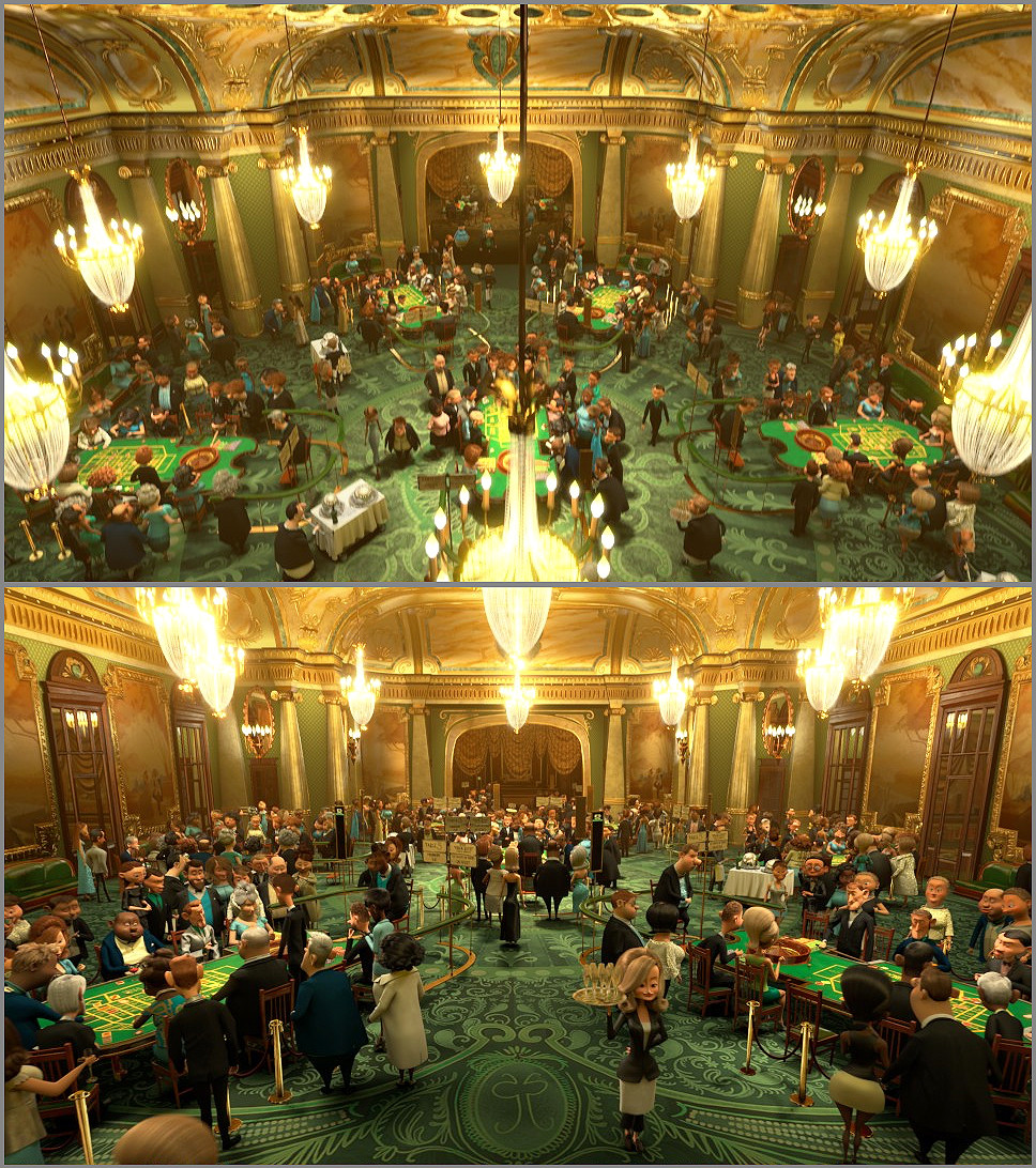 ArtStation - Casino Room (Madagarscar 3)