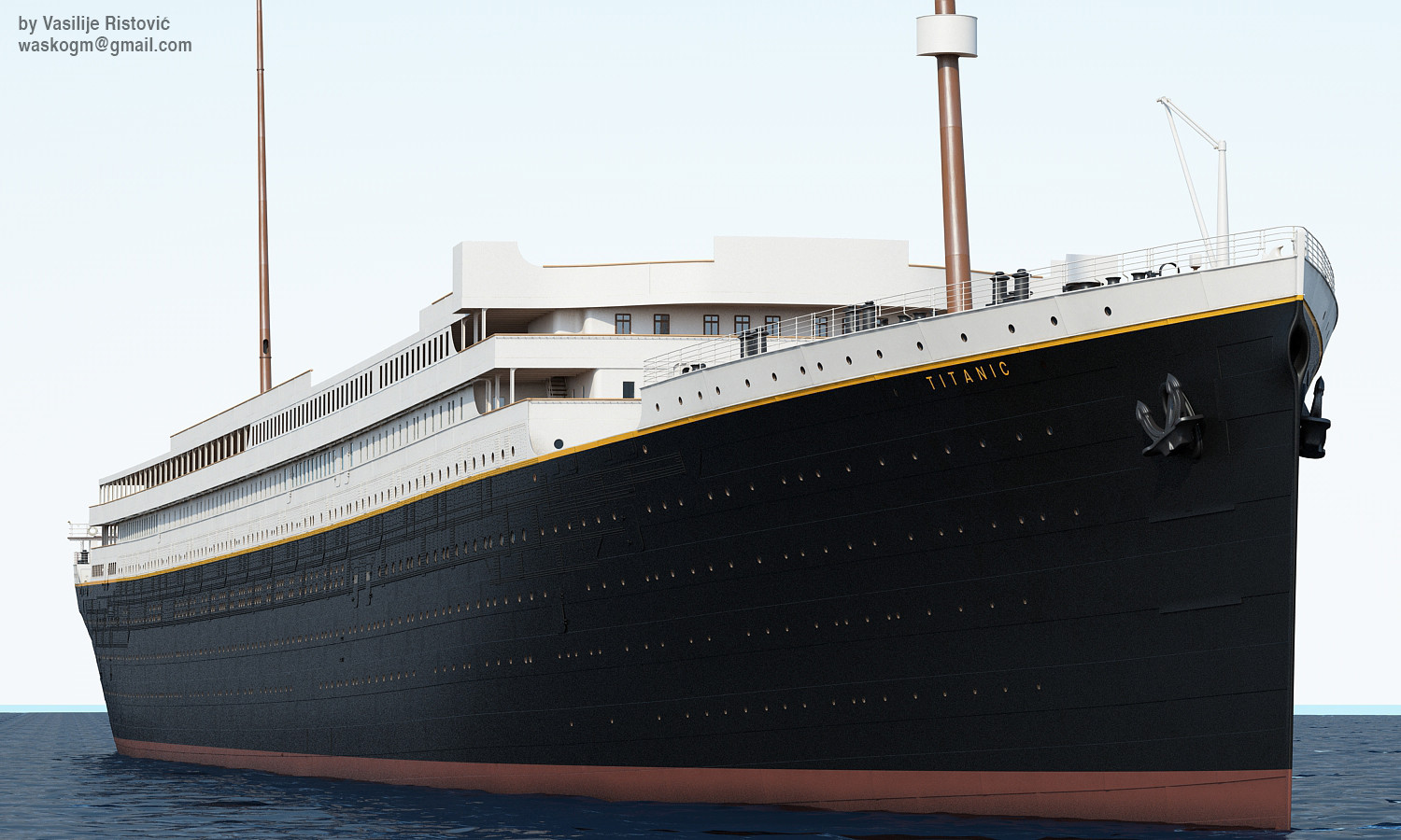 ArtStation - RMS Titanic 3D model - WIP