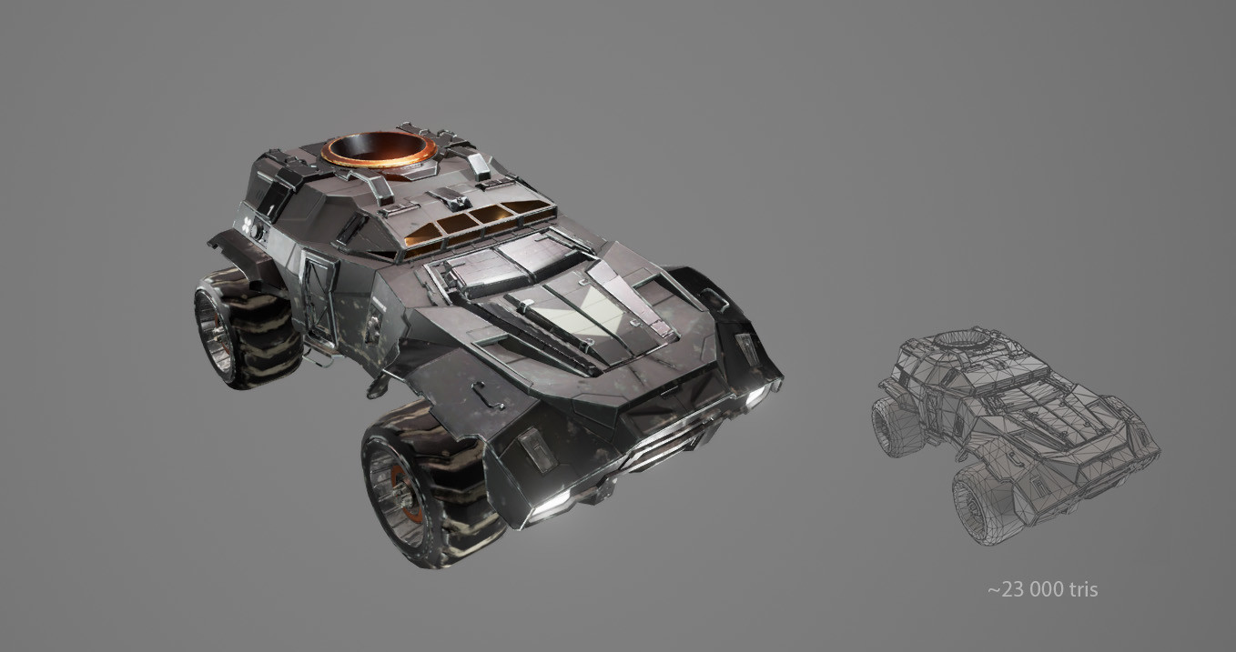 ArtStation - Meg 9 Vehicle