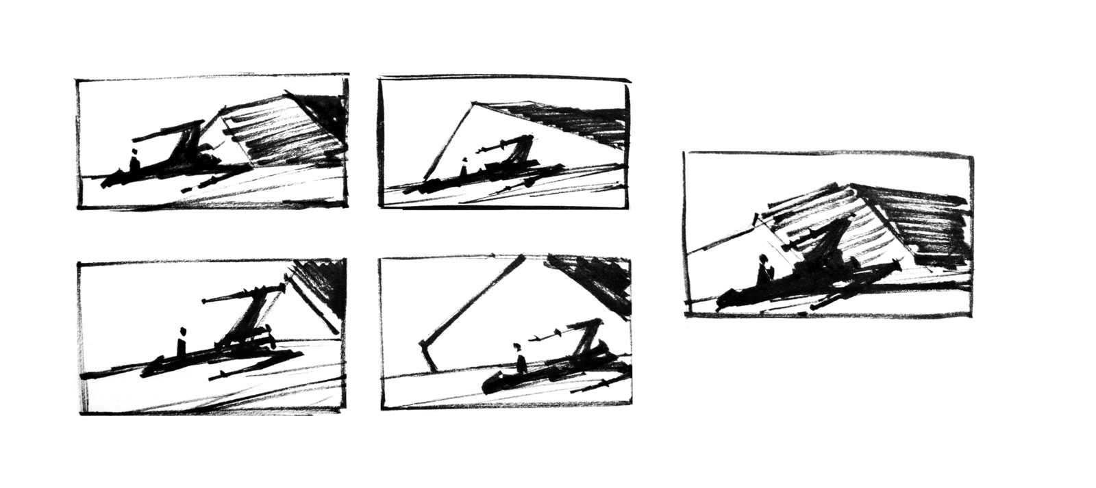 Take a moment to think, let yourself go, then draw and redraw until the next step.