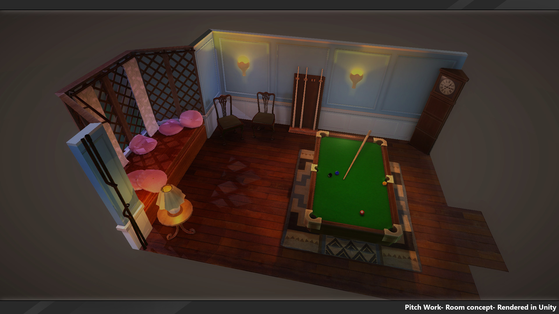 Artstation Cluedo Games Room Amanda Cheng
