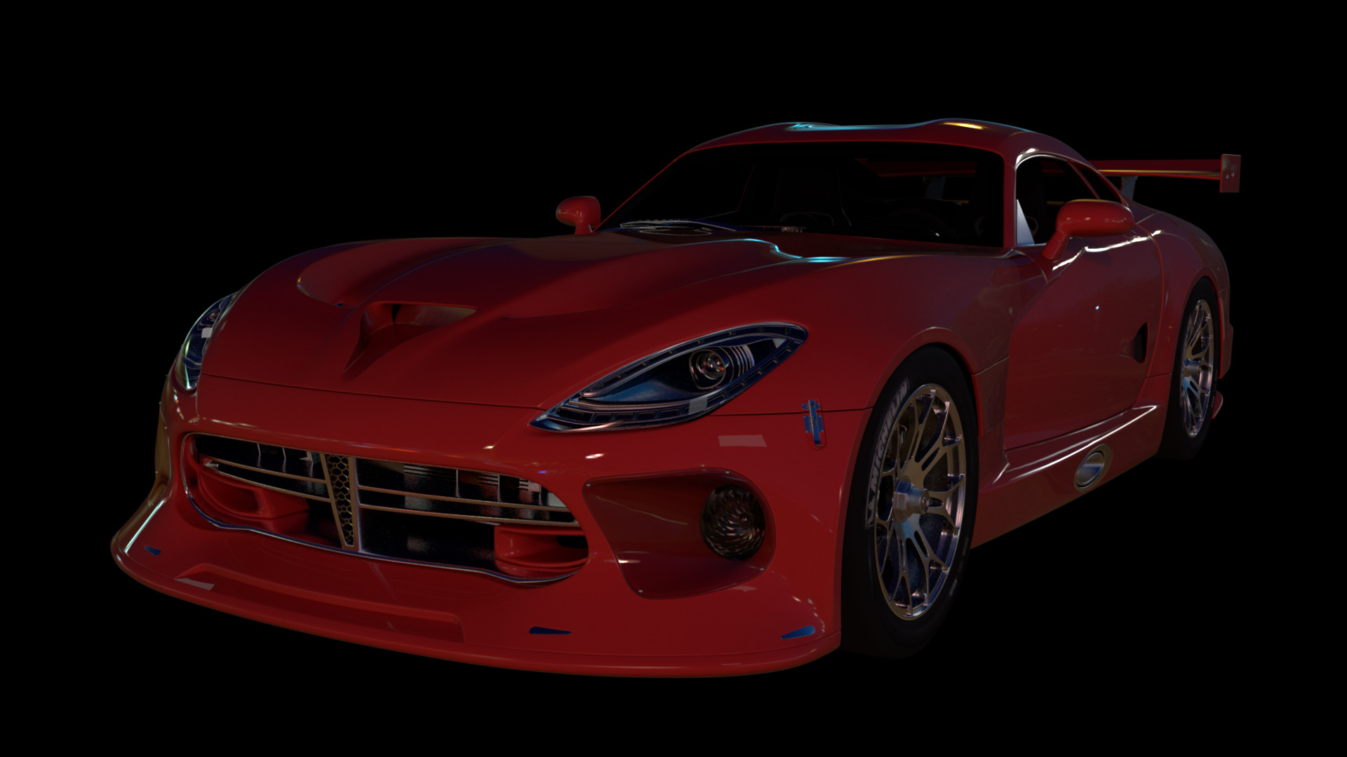 ArtStation - Dodge Viper GTS-R 2013