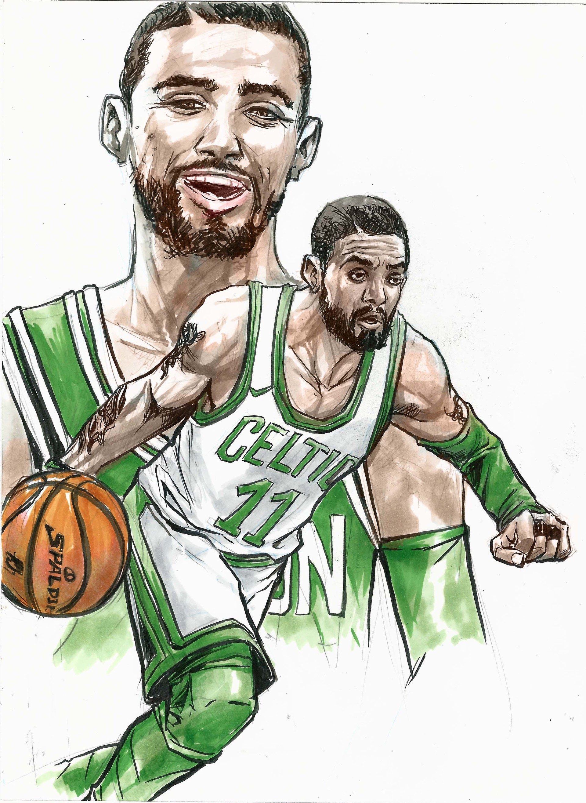 Artstation Kyrie Irving On Copics Xerx Javier