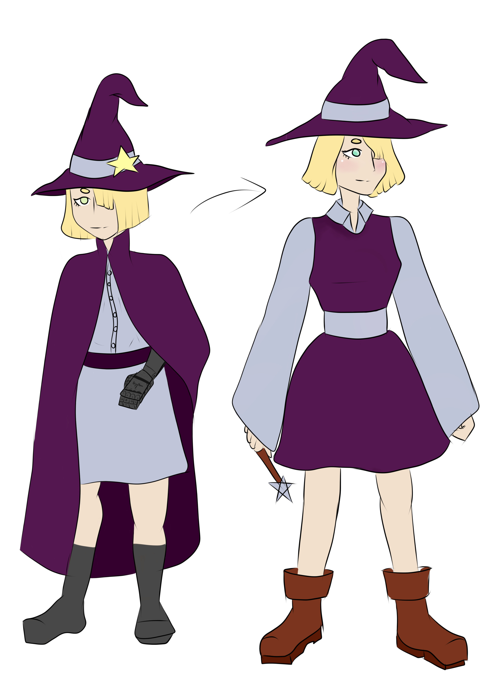 Nicole Thomson 2d Animation Witch