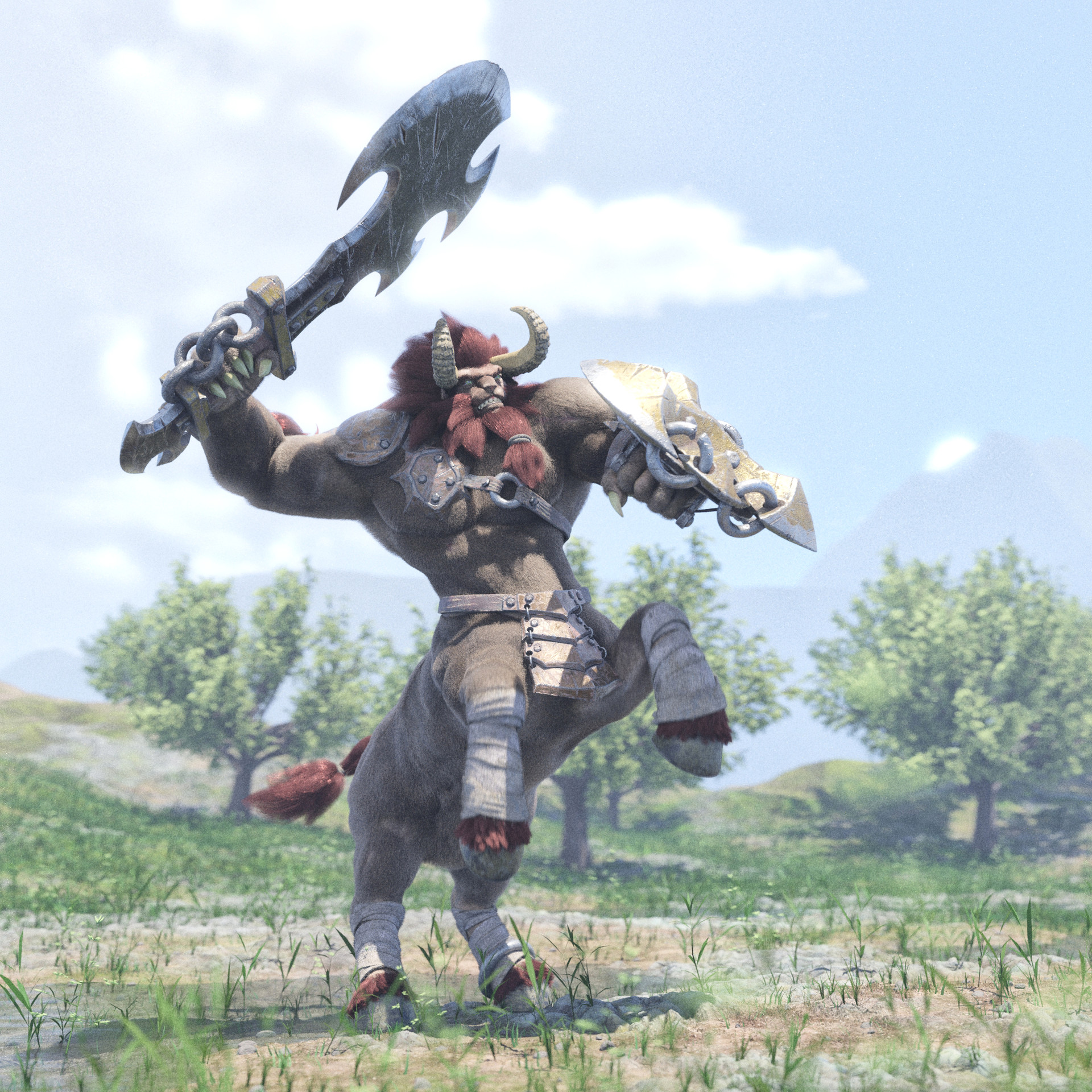 ArtStation Lynel from Zelda The Breath of the Wild