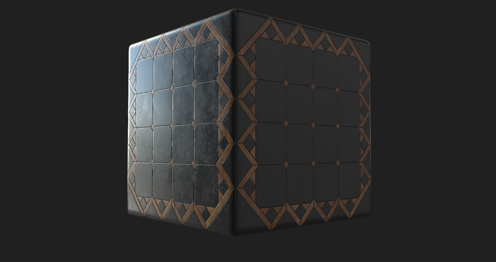 Marble floortiles made for my beyond human entry