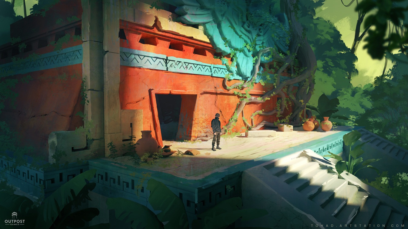 SOS concept art : ruins