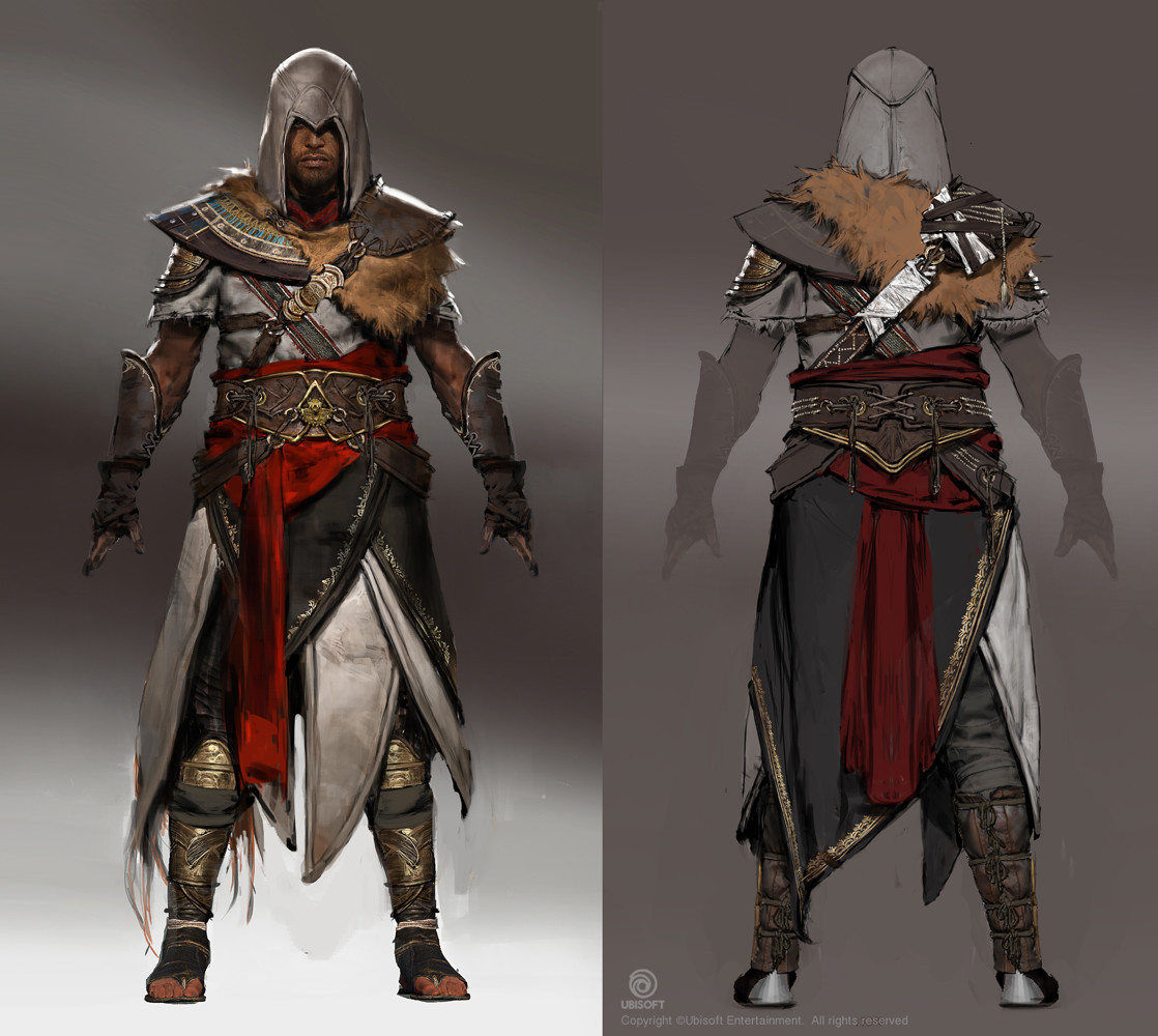 ArtStation - Assassin's Creed: Origins The Ones DLC outfits - Bayek and