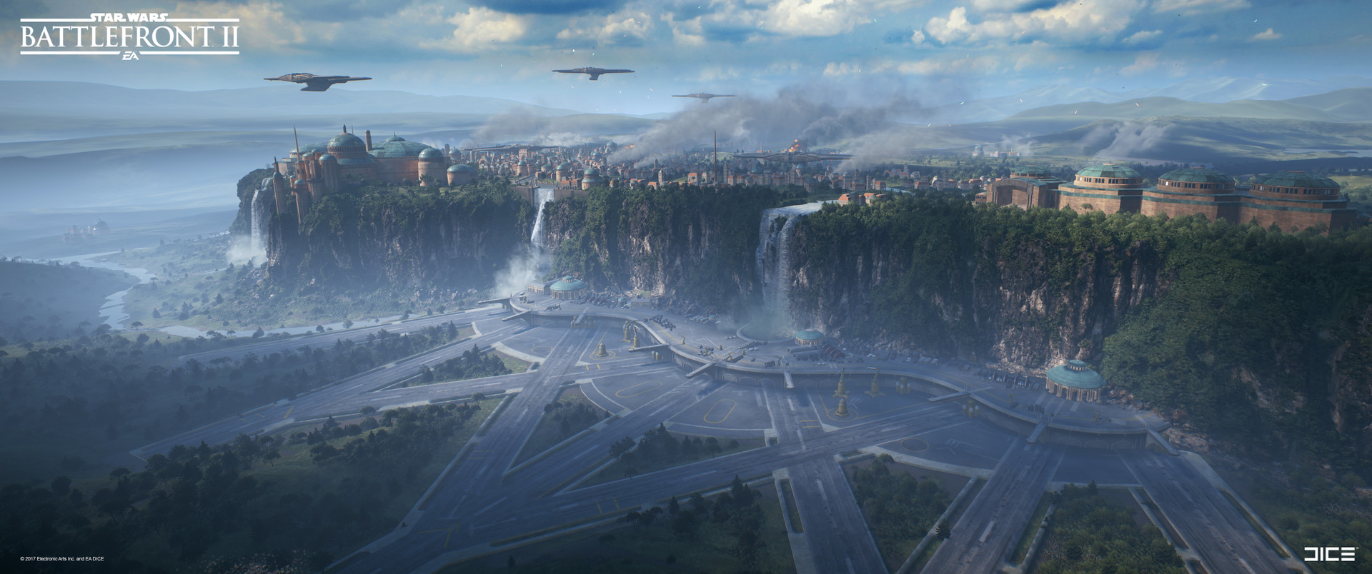 Artstation Star Wars Battlefront 2 Naboo Theed City Anton