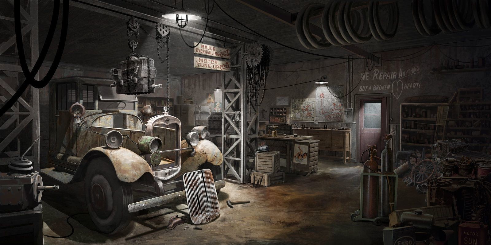 期間限定キャンペーン Solomon Tan - Old Garage ミニカー