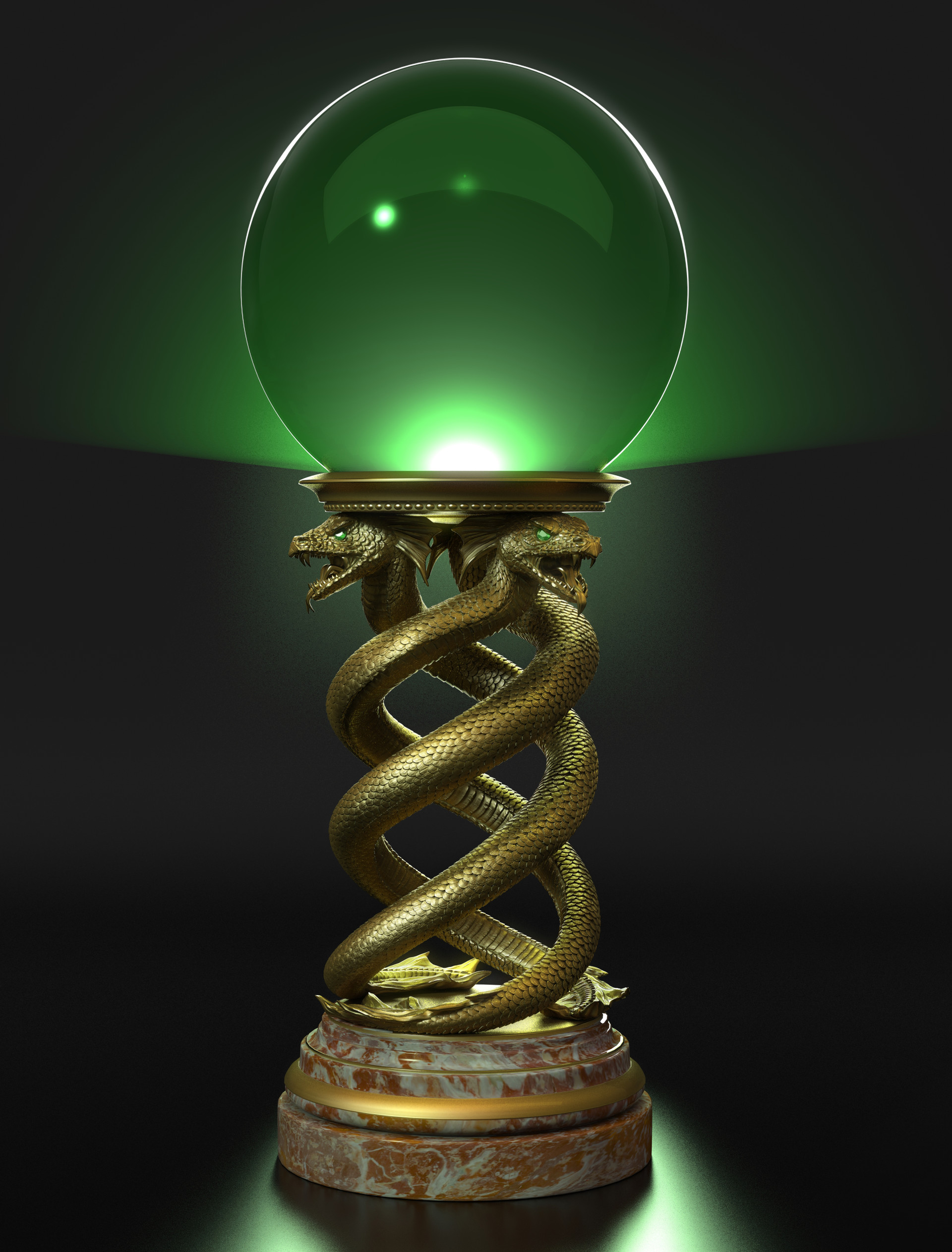 ArtStation Oz The Great and the Powerful crystal ball