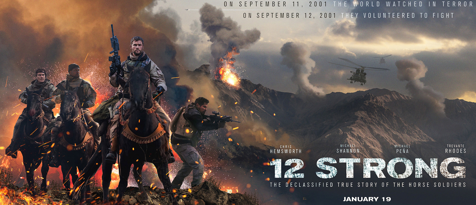 Nick Hiatt - '12 Strong' : Movie Poster Concepts