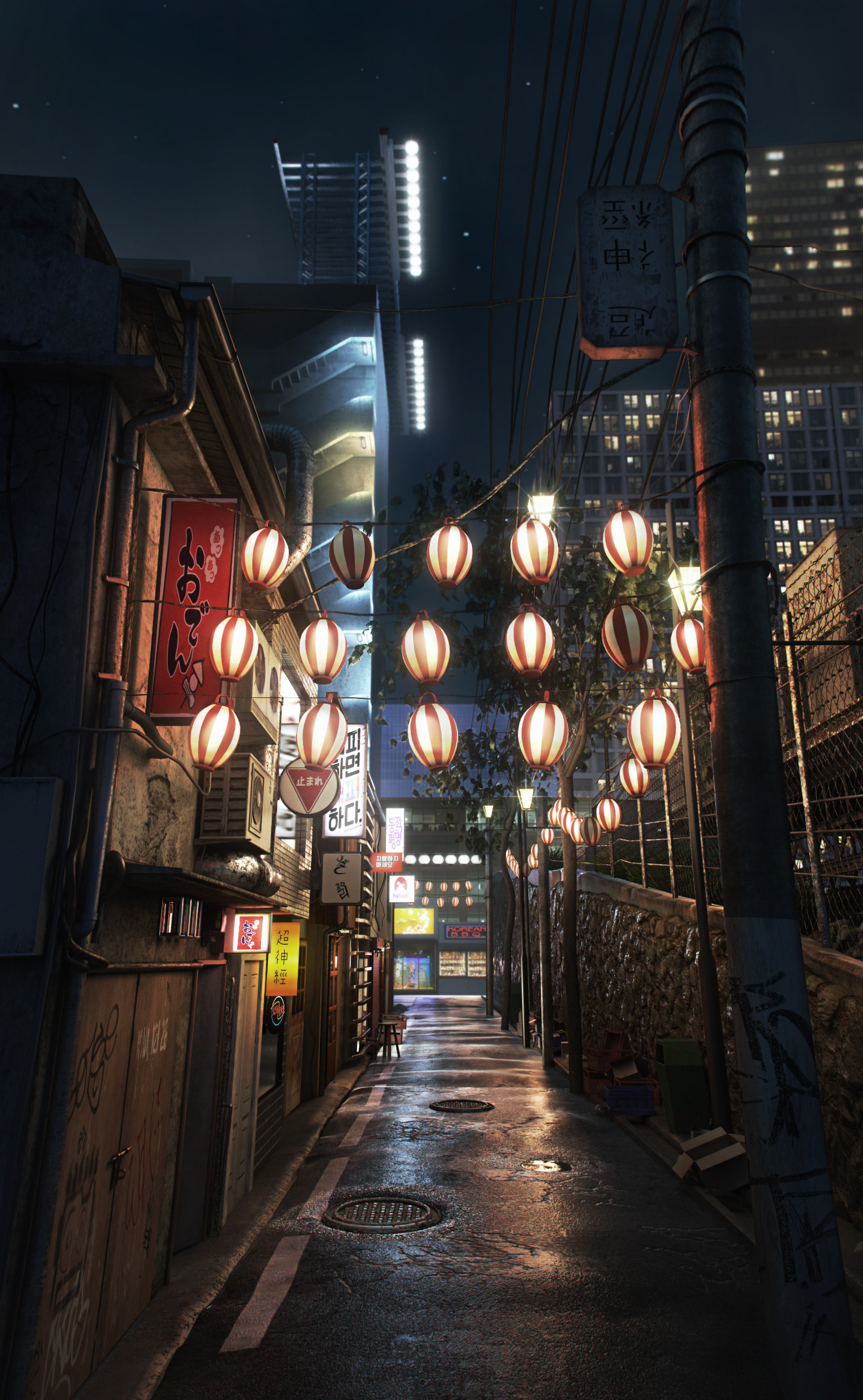 Artstation Alleyway Ruchina Tamrakar