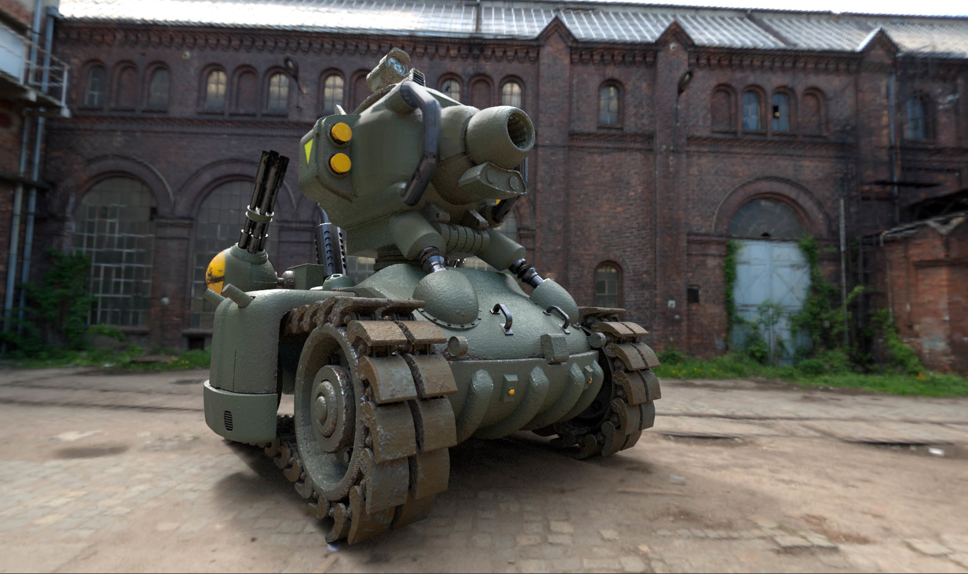 ArtStation Fan Art Metal Slug Super Vehicle001