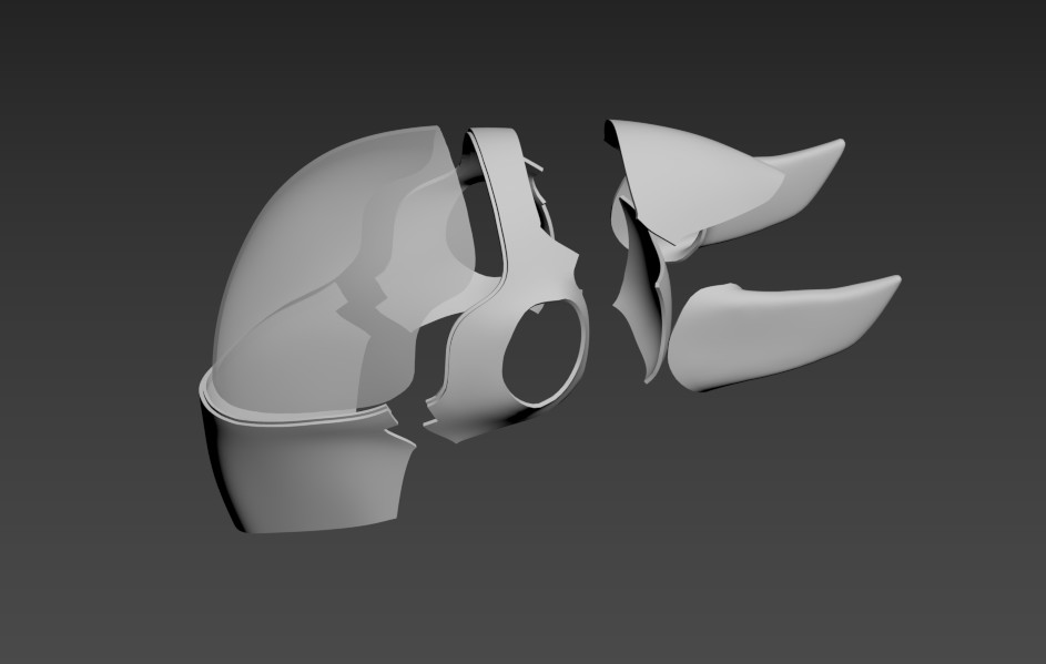 3D printed Helmet for a DJ