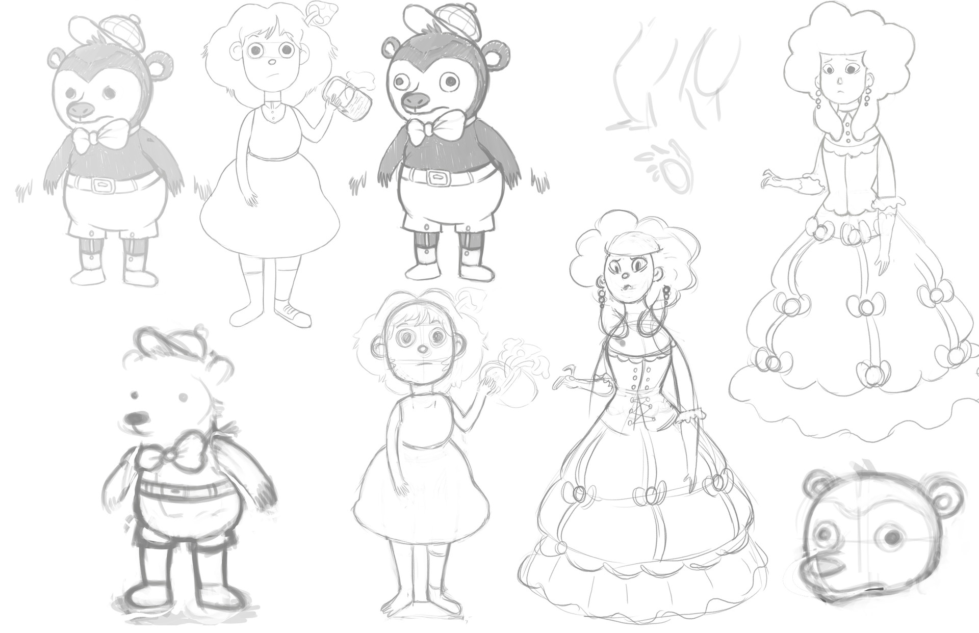 Artstation Over The Garden Wall Style Copy Hannah Lundgren