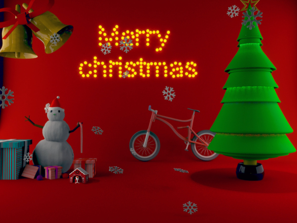 Artstation Merry Christmas 3d Wallpaper Hatem Mohamed