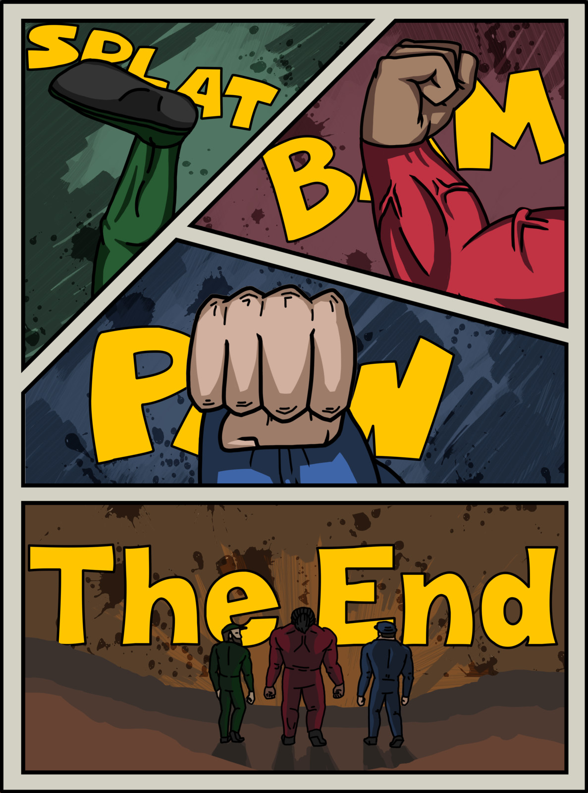 Outro comic page