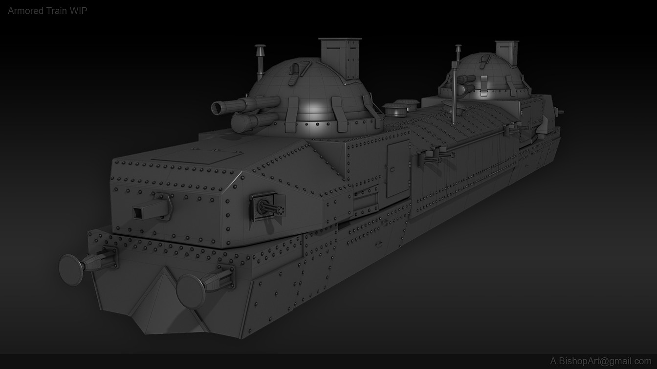 ArtStation - Armoured Train