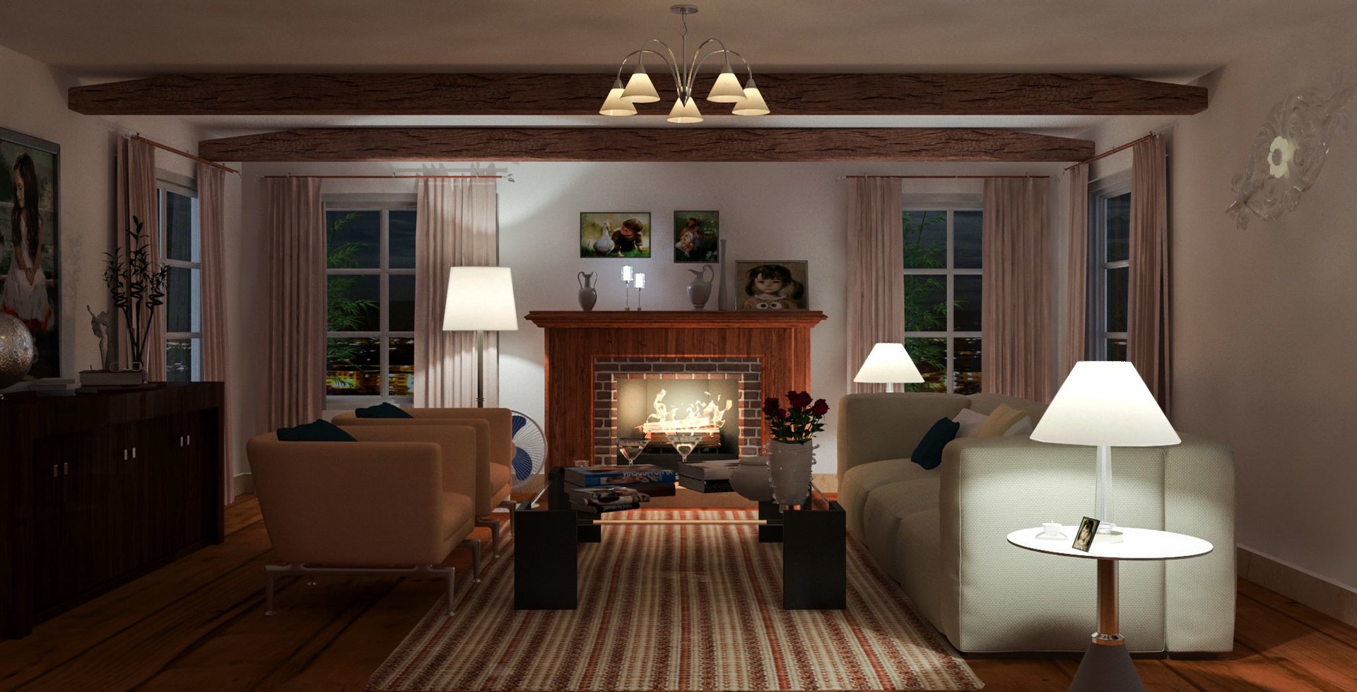 Artstation 3d Interior Modeling Lighting Texturing Digihexa Intractive