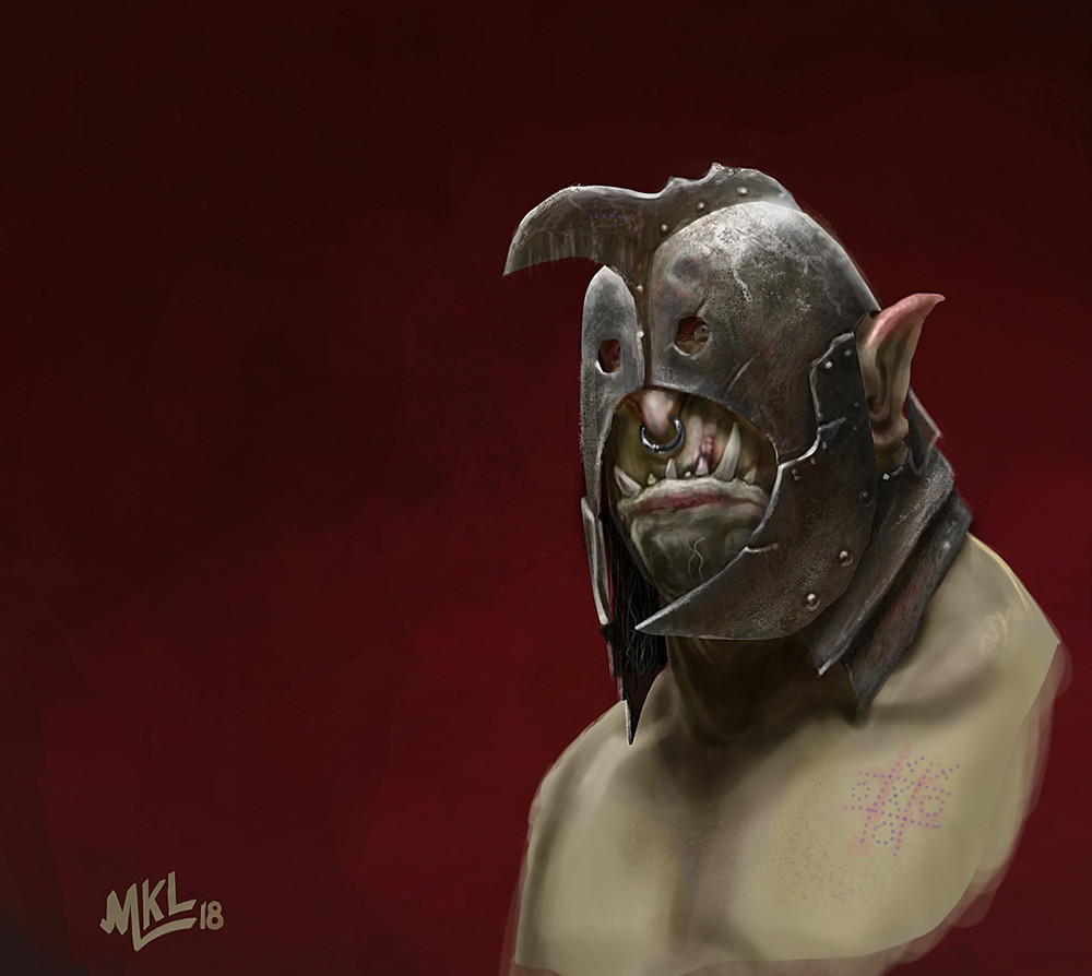 Orc head sketch