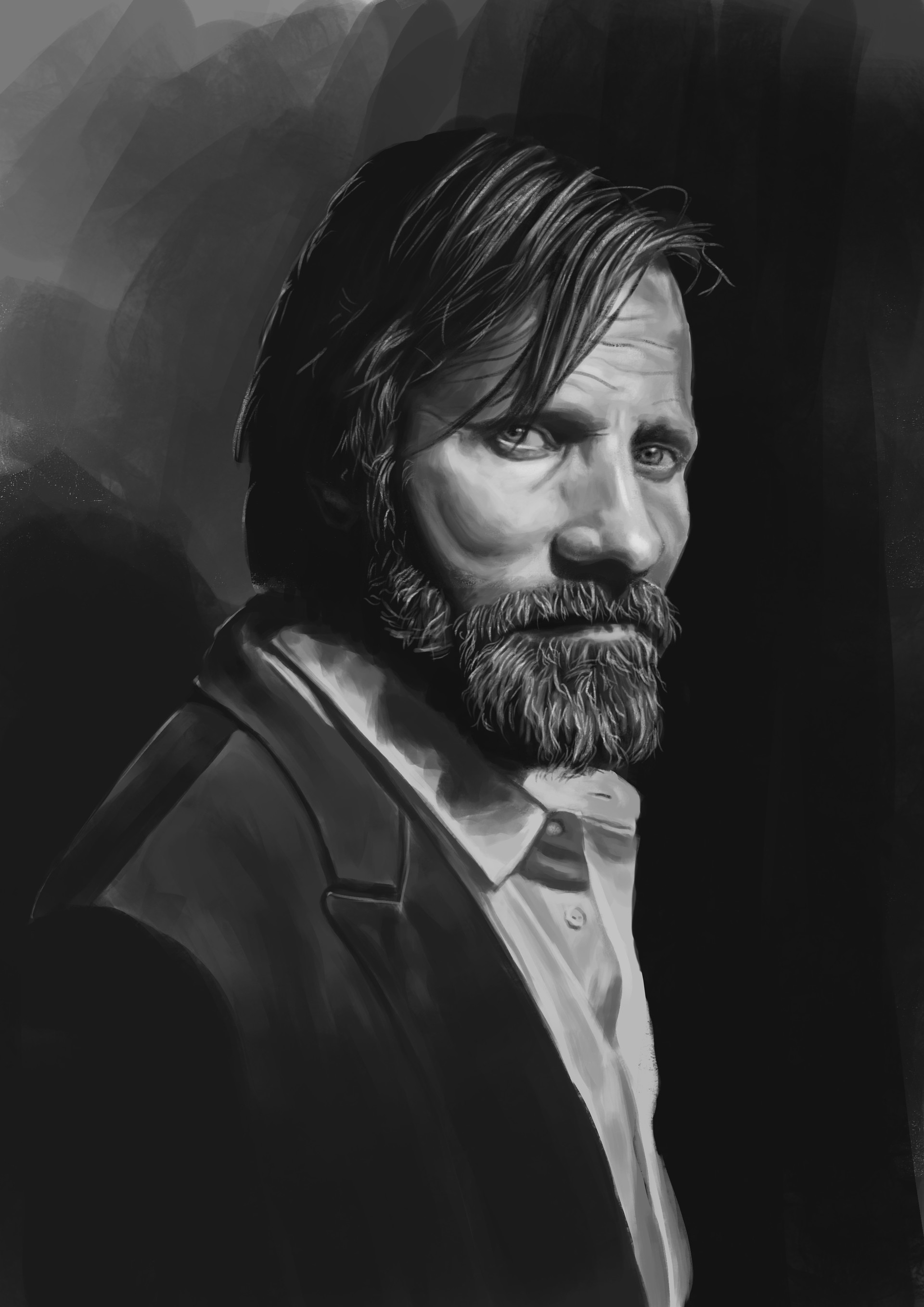 viggo mortensen beard