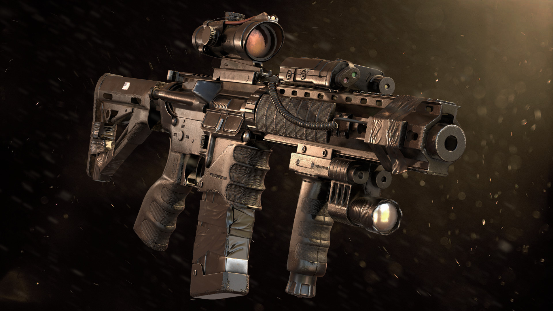 Artstation M4 Assault Rifle Fully Customized Airam