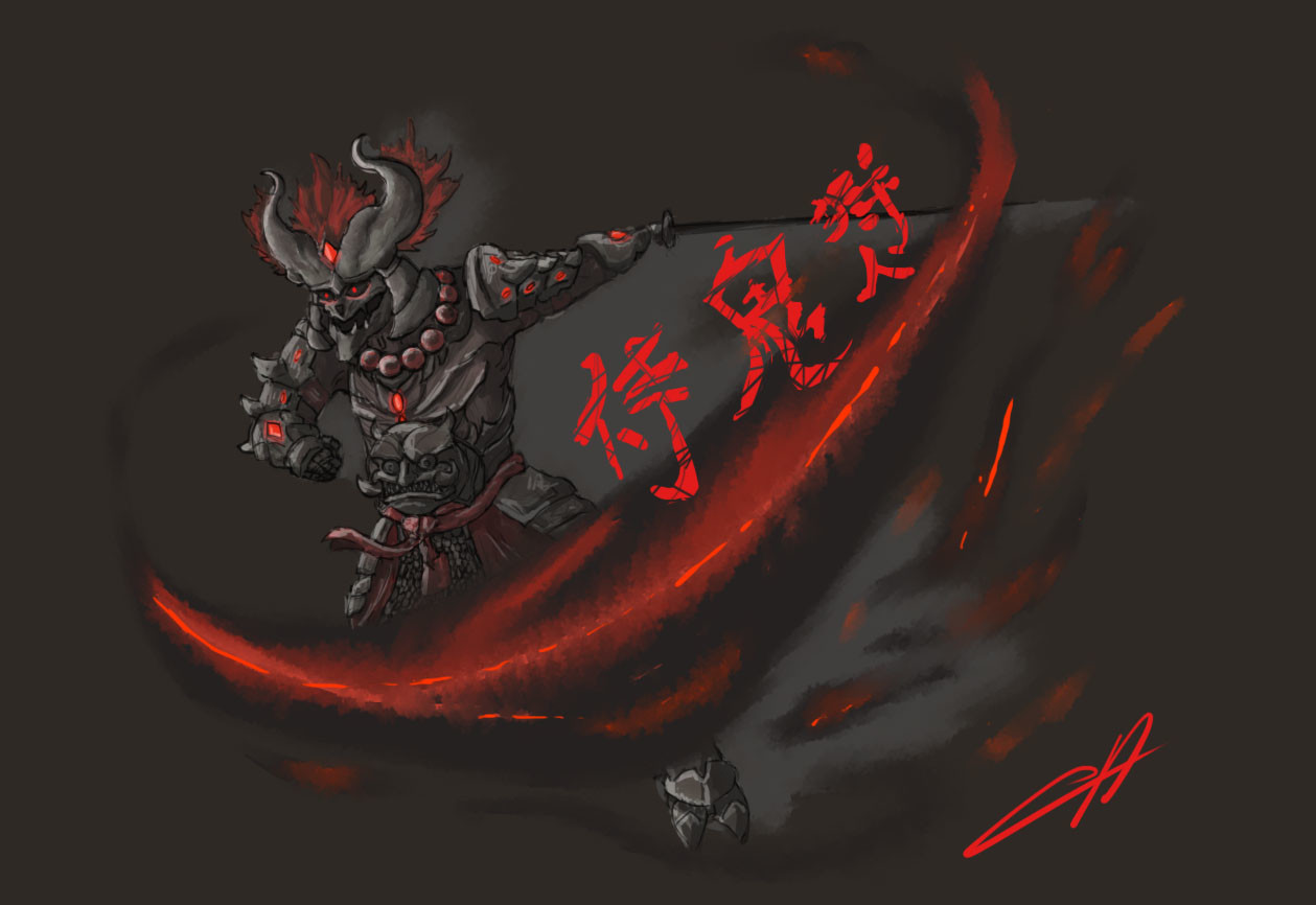 Hachiman Smite Oni musha hachiman skin spotlight. prepona info