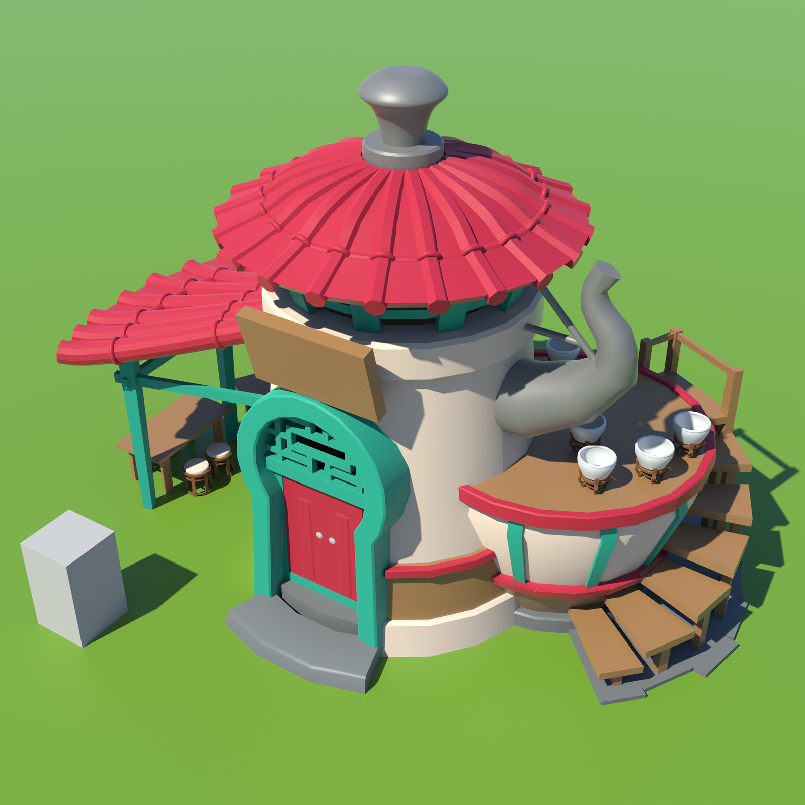 3D model for a lighting guide and to draw over