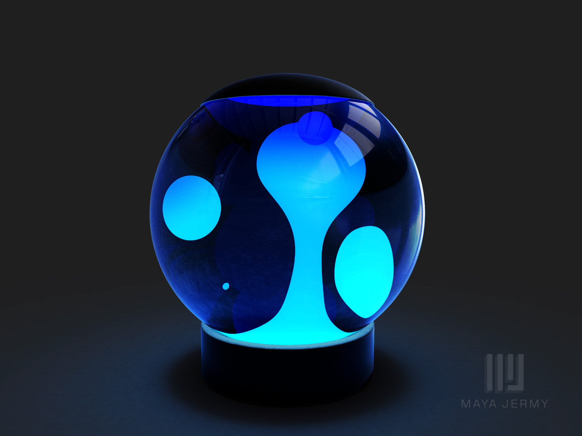 Round lava shop lamp