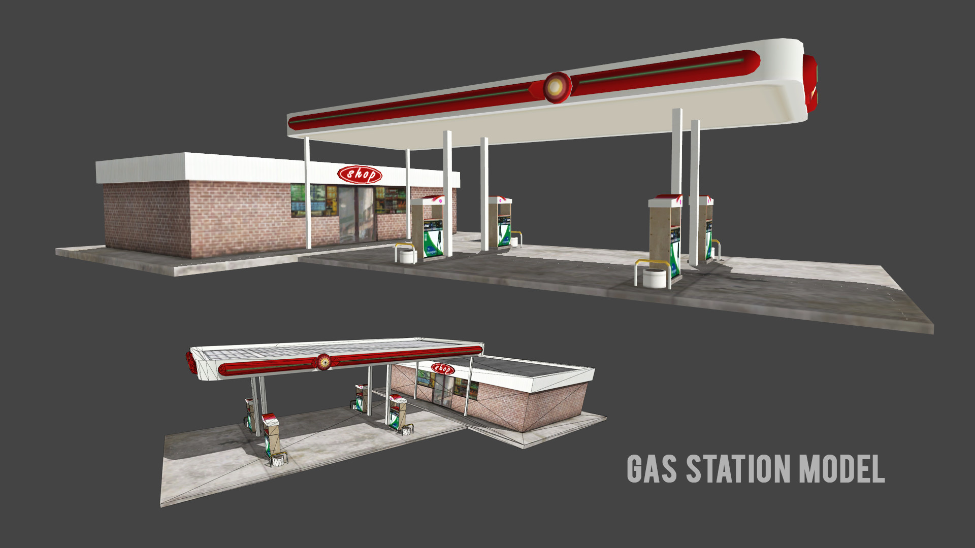 Карта gas station