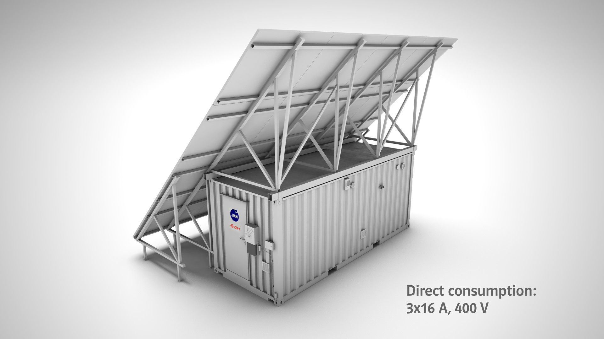 Artstation E On Solar Container 3d Presentation 2016 Ferenc Hallgato