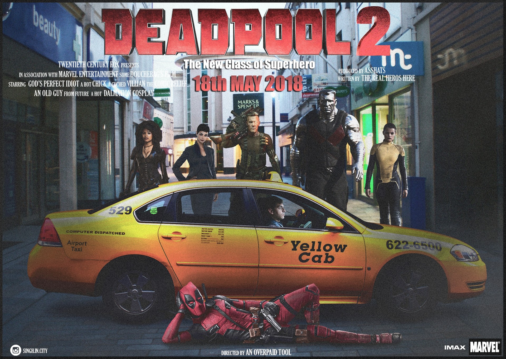 Artstation Deadpool 2 Poster Design Absolute Graphix