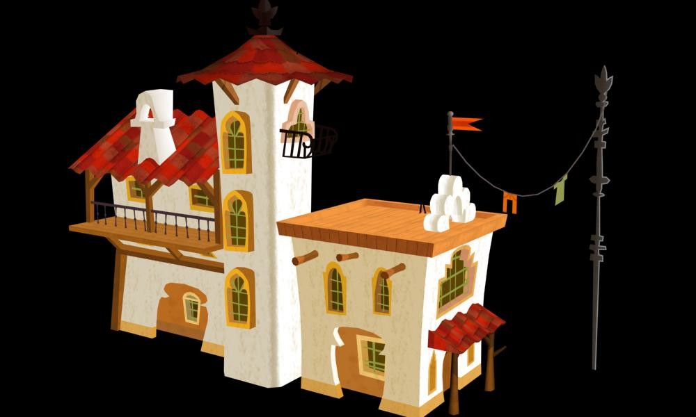 3D build of the Rivera home