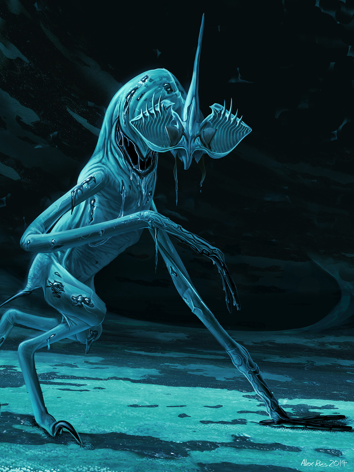 The 'laughing person', a potent predator