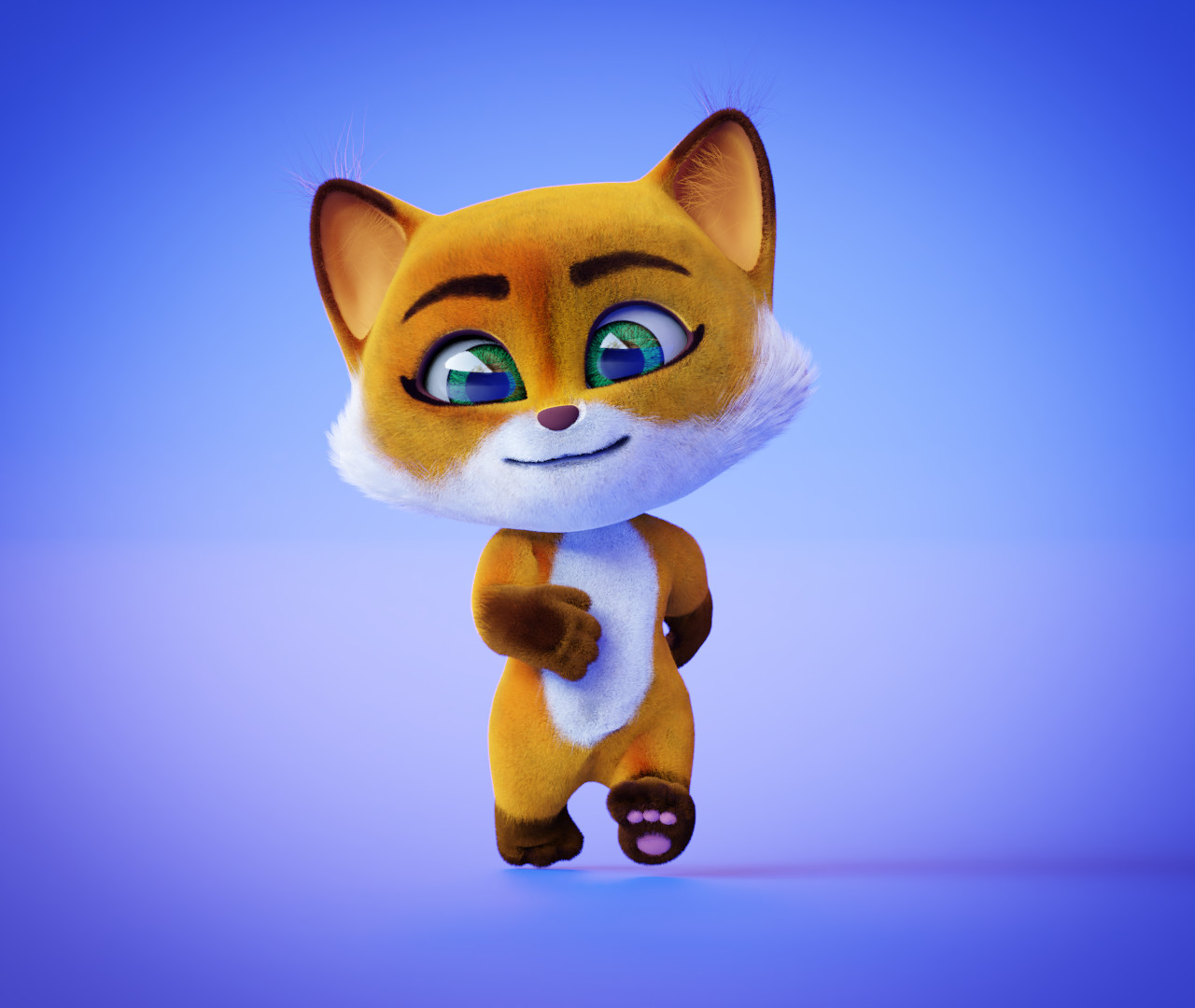 ArtStation - Chester the Fox 3D character model