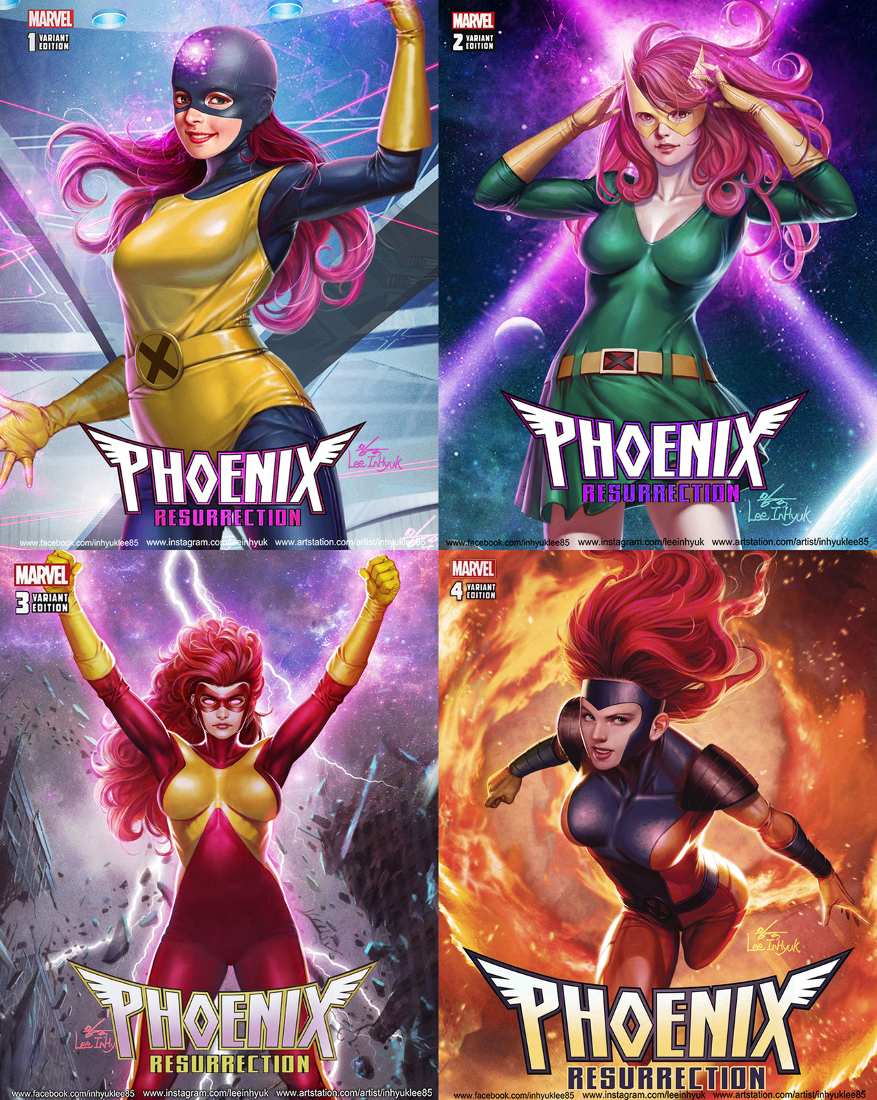 Phoenix Resurrection: The Return of Jean Grey #1~4