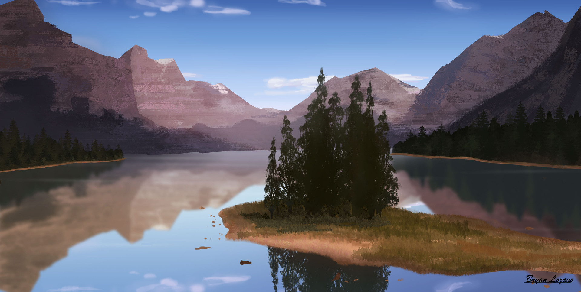 Bryan Lozano Speed Painting Landscape