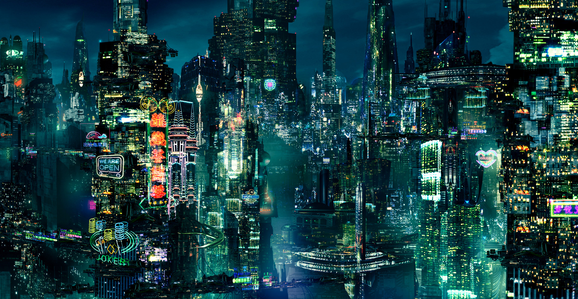 neo tokyo concept art