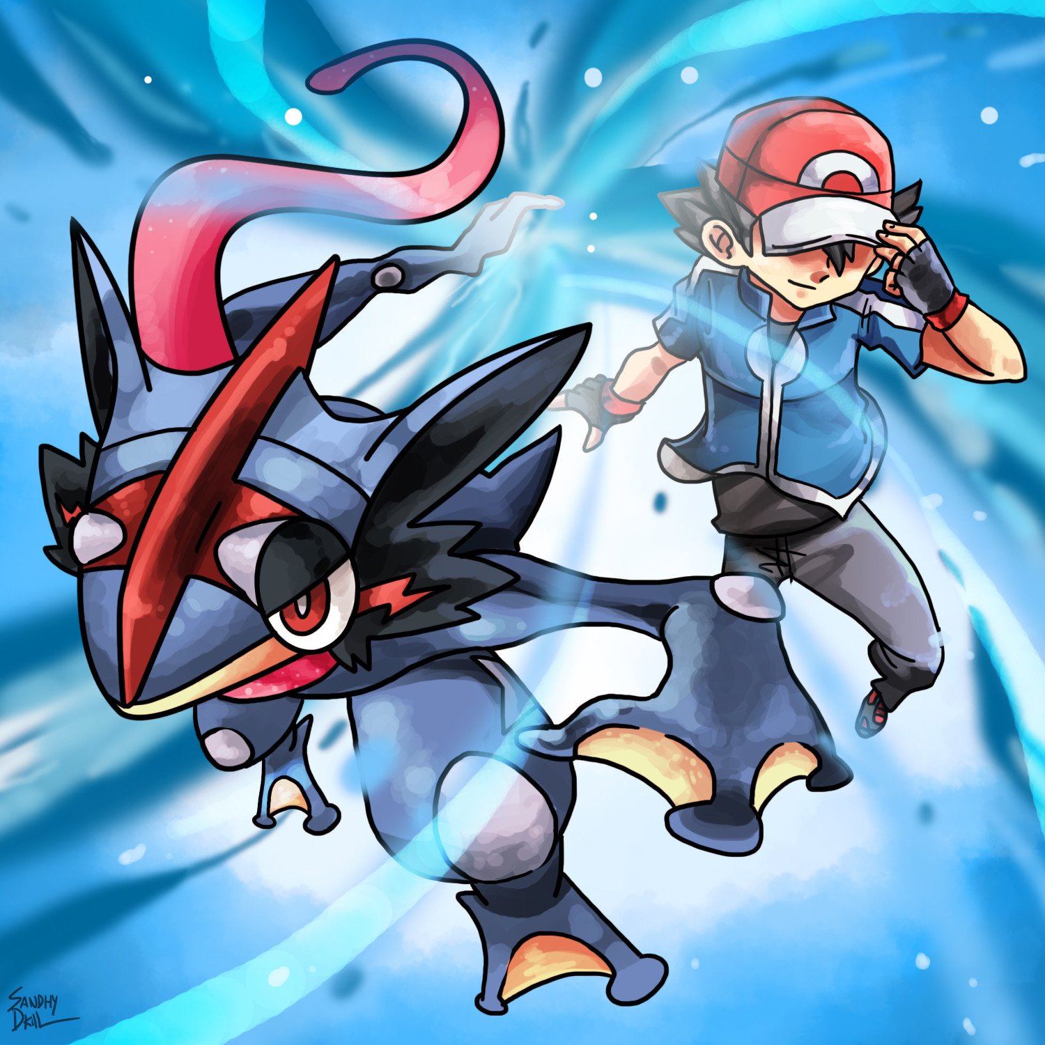 Sandhy Dkill Greninja Ash