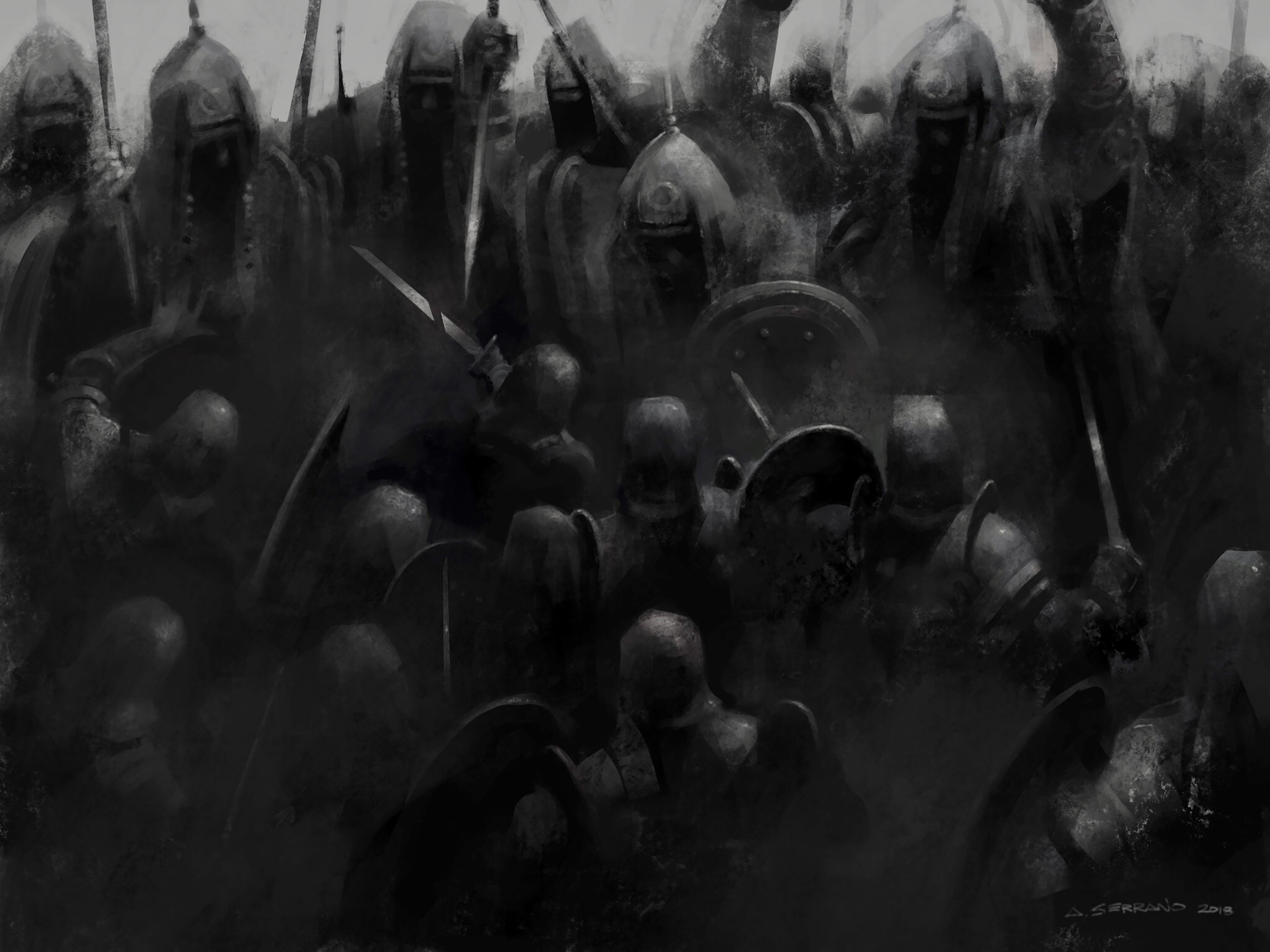 iPad painting: Stand Against The Giants