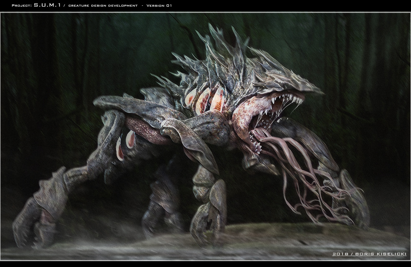 S.U.M.1 Creature design - Boris Kiselicki